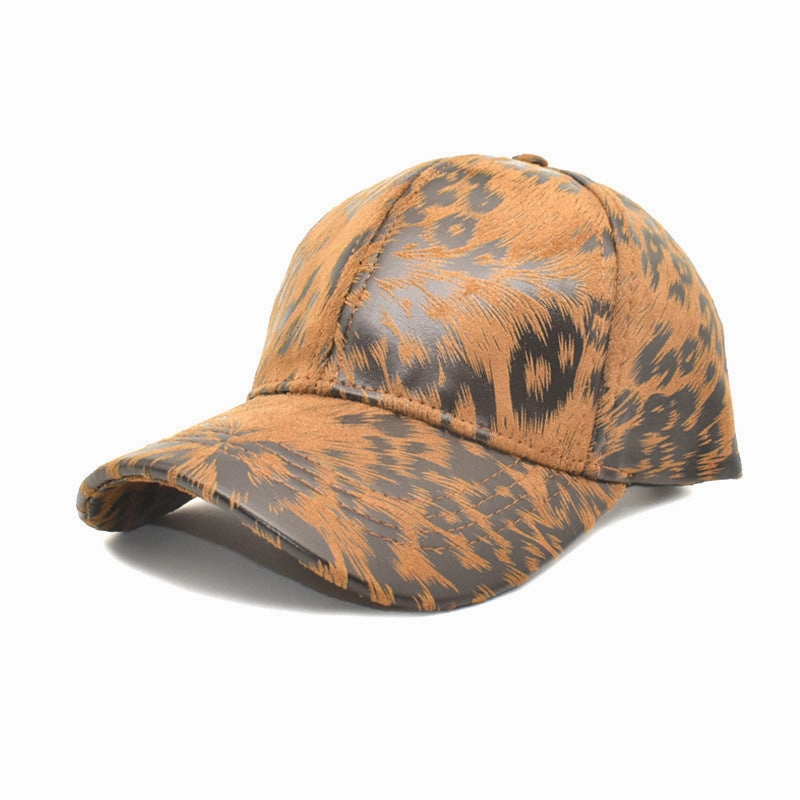 Wholesale Suede Leopard Baseball Cap