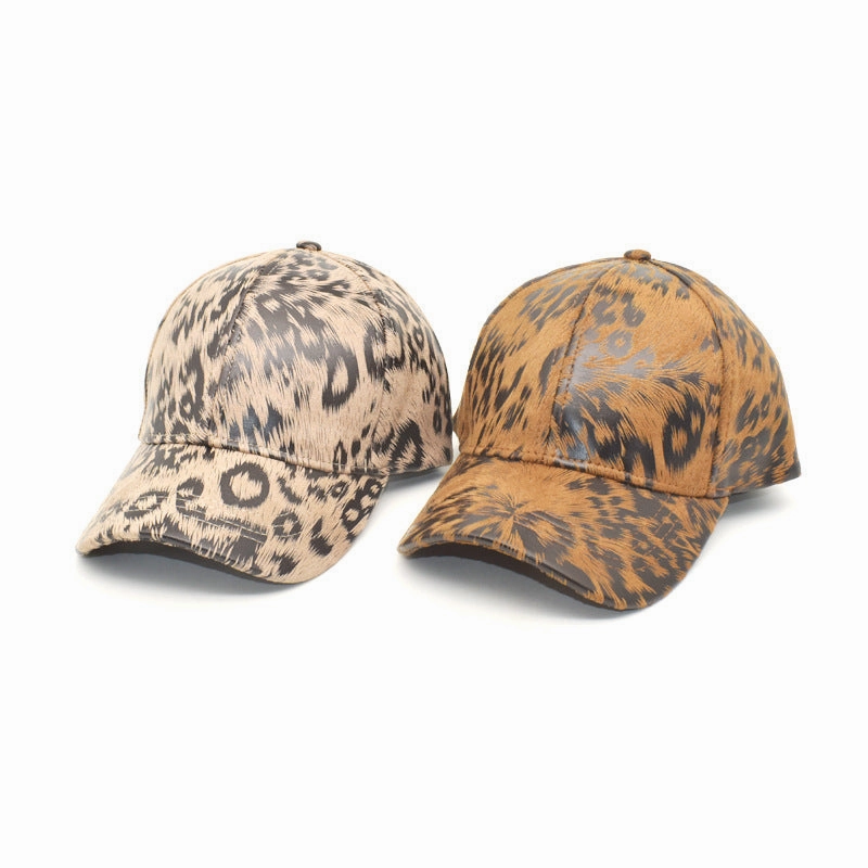 Wholesale Suede Leopard Baseball Cap