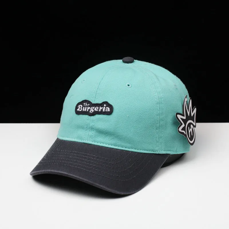 Wide-Brim Baseball Cap