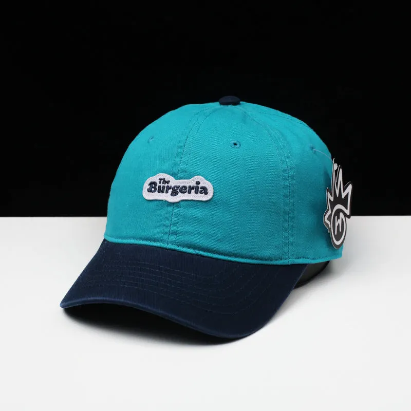 Wide-Brim Baseball Cap
