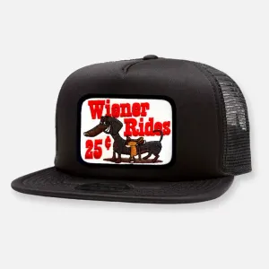 Wiener Rides Flat Bill Patch casual-baseball-cap