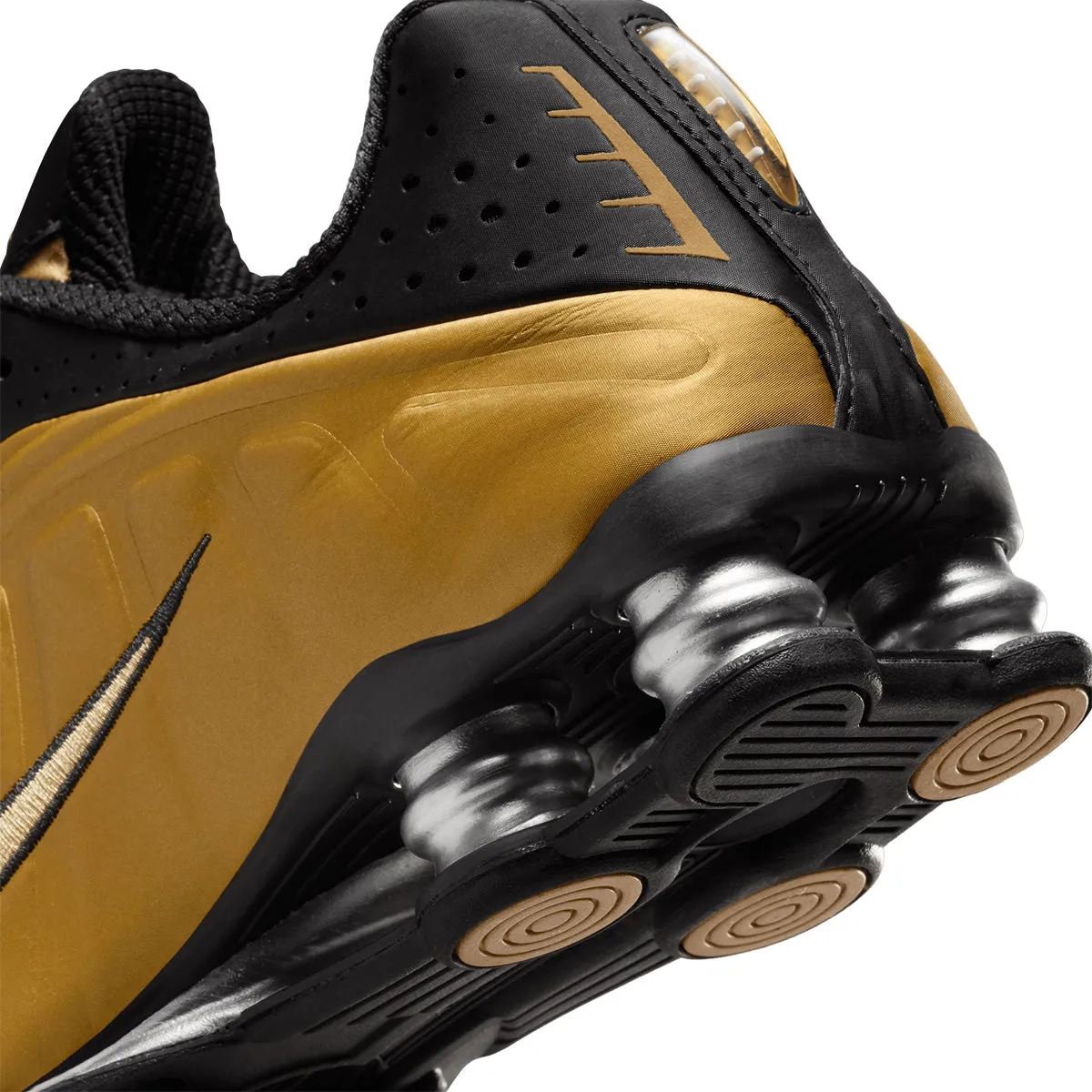 Wmns Shox R4 'Schwarz Metallic Gold'