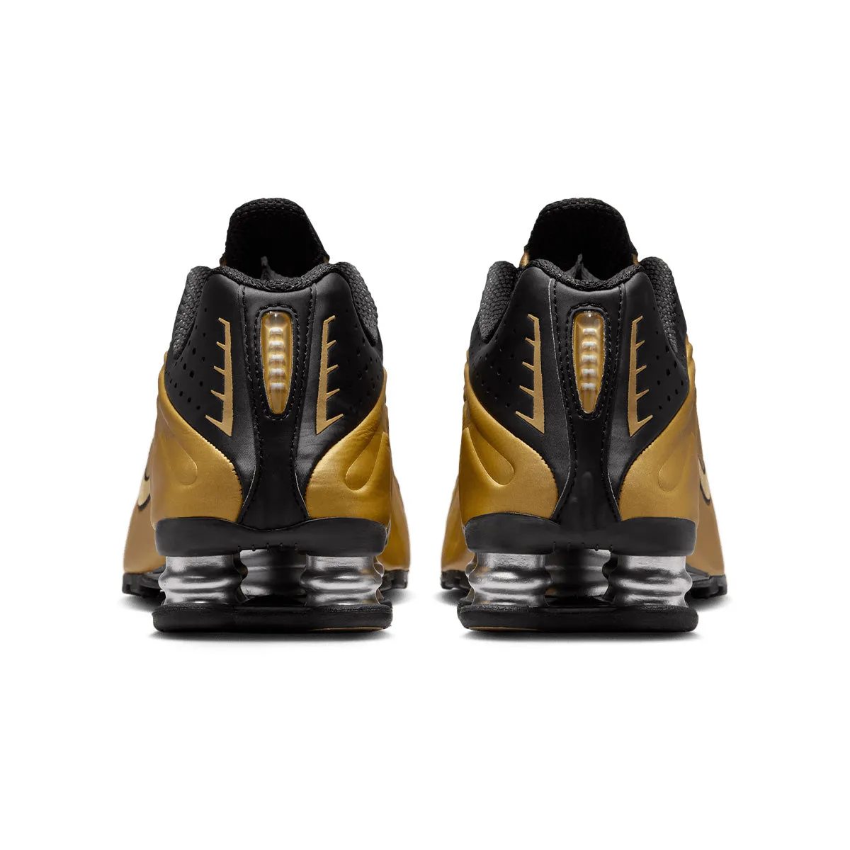 Wmns Shox R4 'Schwarz Metallic Gold'