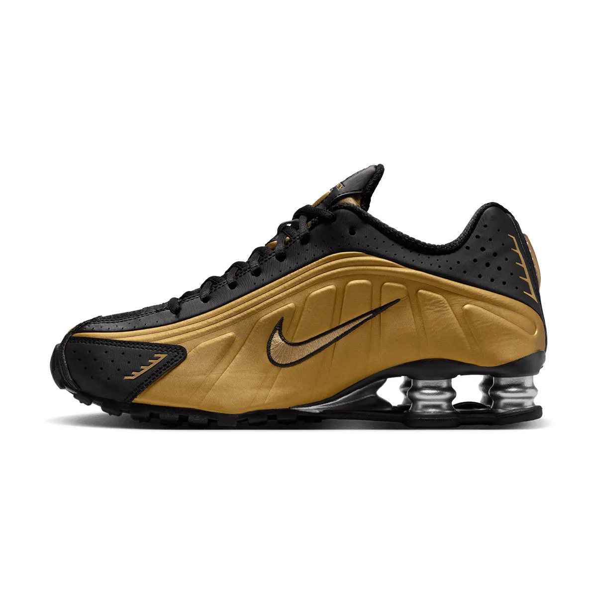 Wmns Shox R4 'Schwarz Metallic Gold'