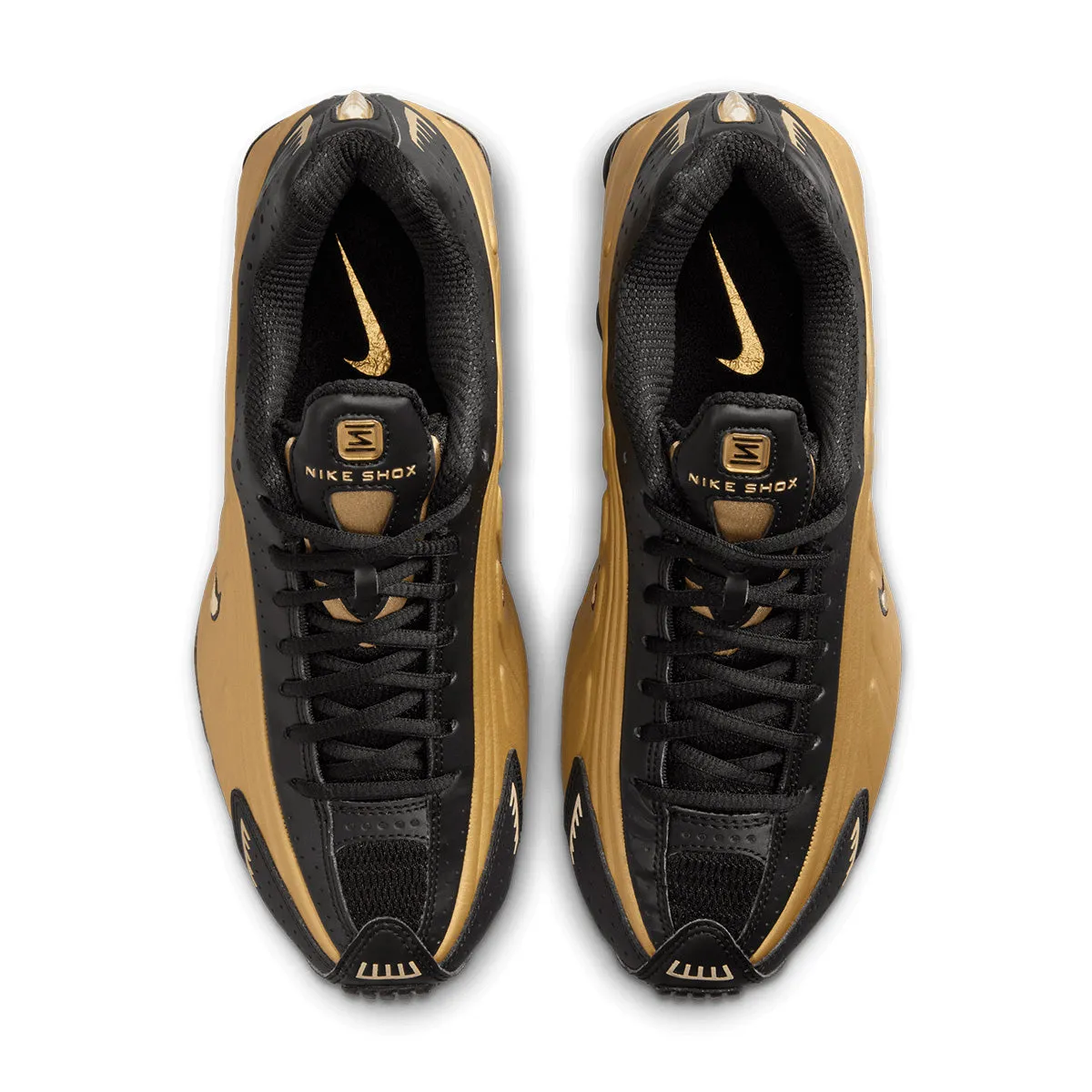Wmns Shox R4 'Schwarz Metallic Gold'