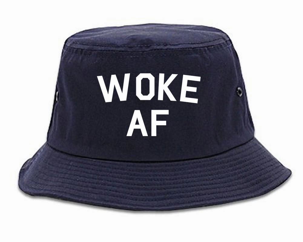 Woke AF Mens Bucket Hat