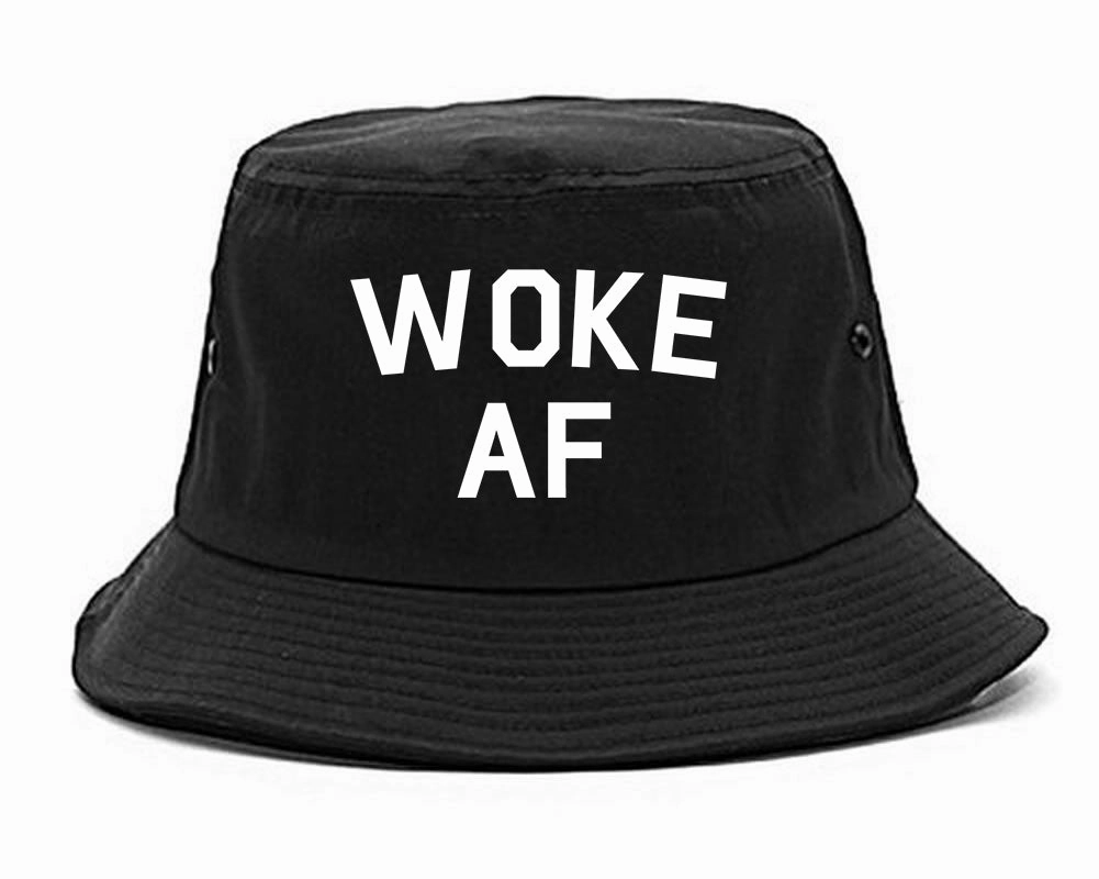 Woke AF Mens Bucket Hat