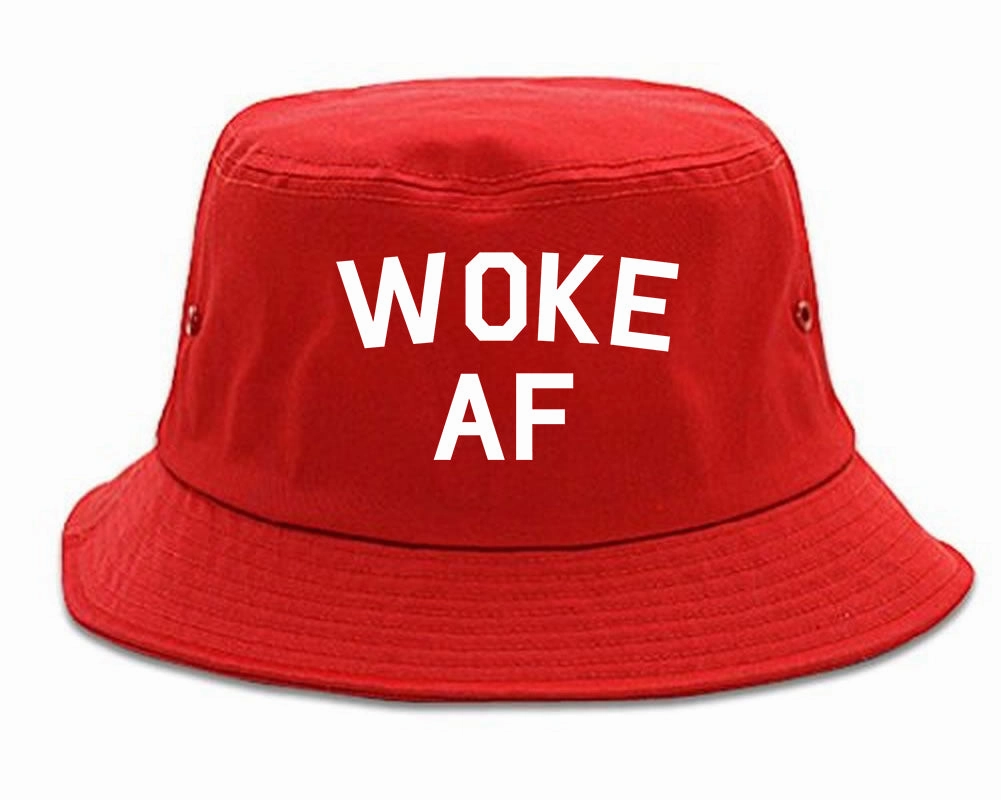Woke AF Mens Bucket Hat