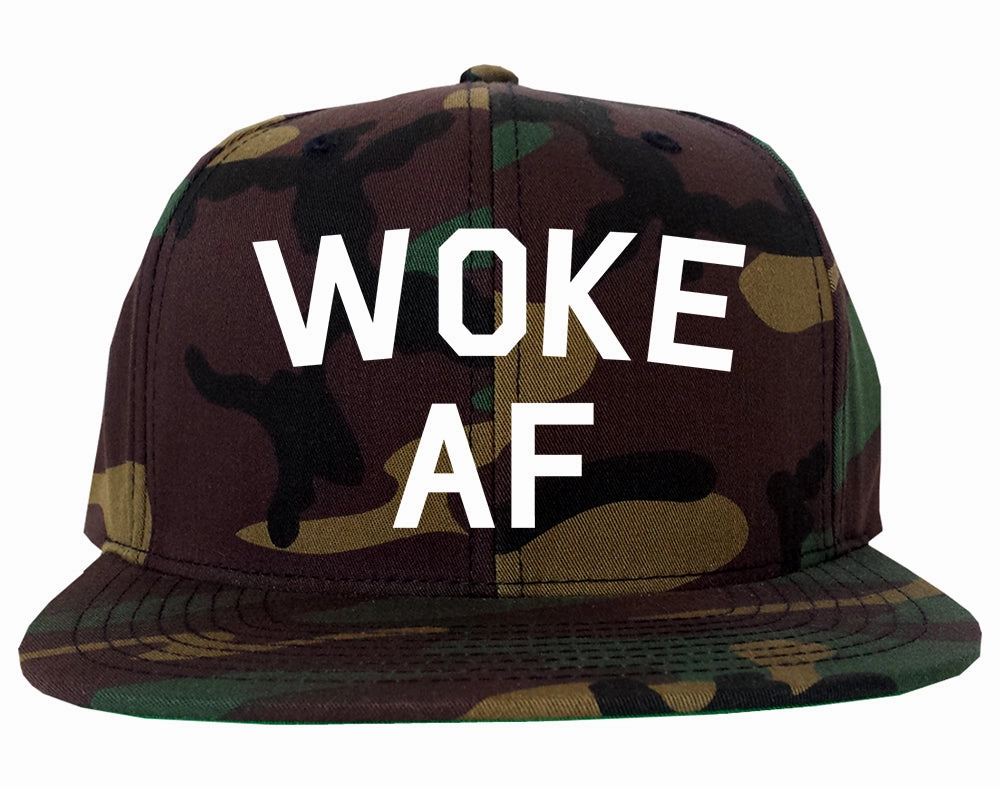 Woke AF Mens Snapback Hat