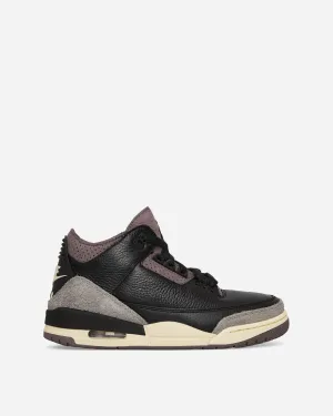 A Ma Maniére Air Jordan 3 Sneakers für Damen in Schwarz / Flaches Zinn