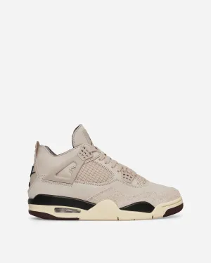 A Ma Maniére Air Jordan 4 Sneakers für Damen in Fossil Stone / Metallic Pewter