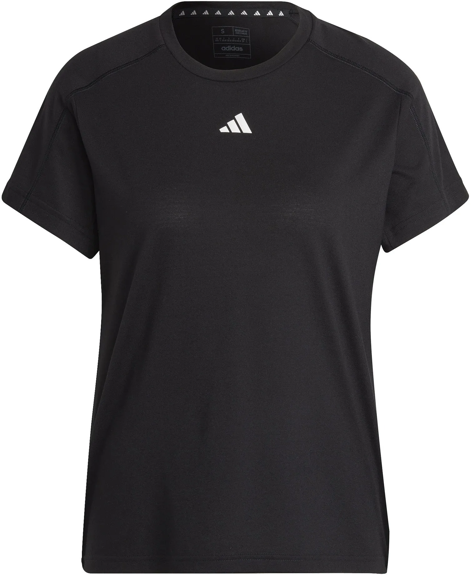 Frauen AEROREADY Train Essentials T-Shirt mit Rundhalsausschnitt und dezenter Branding