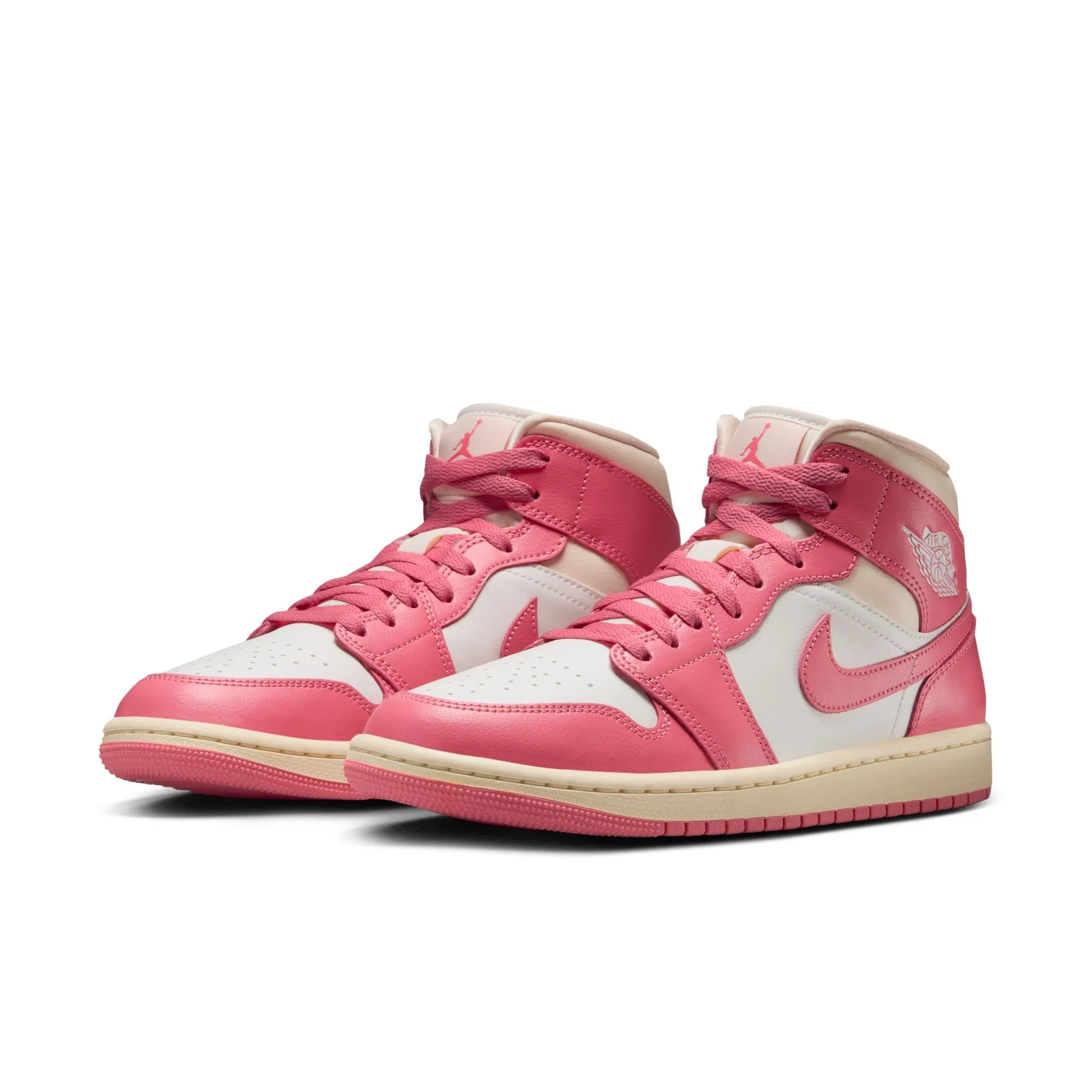 Air Jordan 1 Mid Damen Sail/Pink Salt-Guava Ice/Muslin BQ6472-109