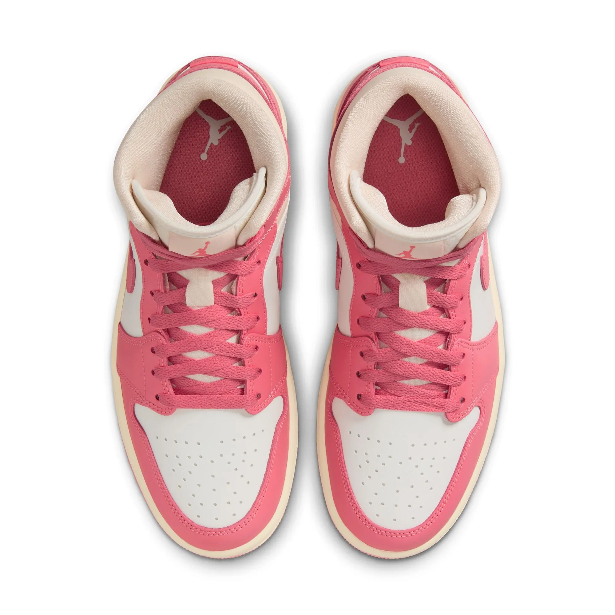 Air Jordan 1 Mid Damen Sail/Pink Salt-Guava Ice/Muslin BQ6472-109