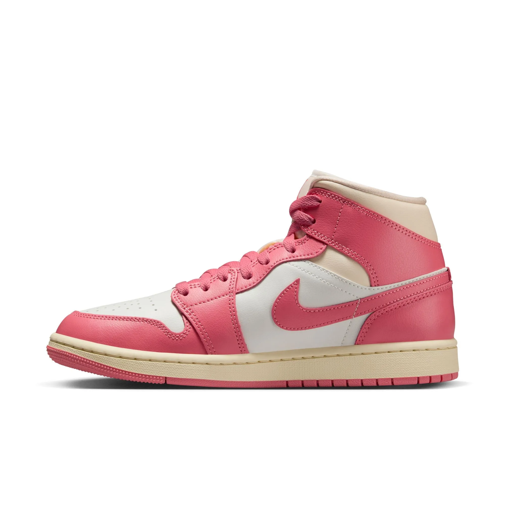 Air Jordan 1 Mid Damen Sail/Pink Salt-Guava Ice/Muslin BQ6472-109