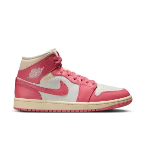 Air Jordan 1 Mid Damen Sail/Pink Salt-Guava Ice/Muslin BQ6472-109