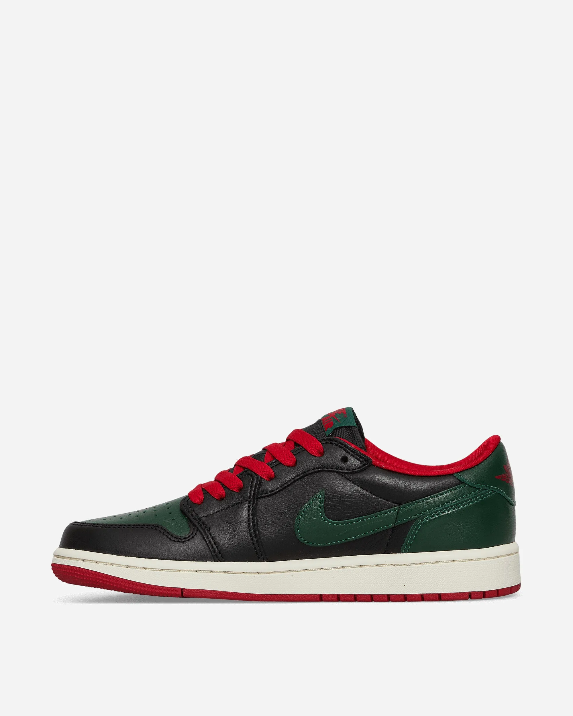 Air Jordan 1 Retro Low OG Sneakers für Damen in Schwarz / Gorge Green