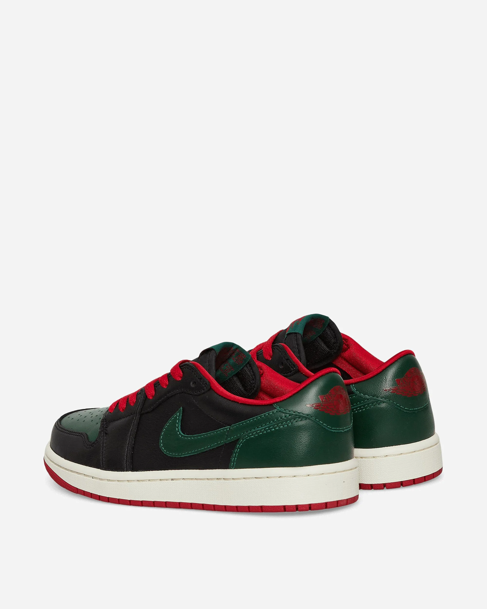 Air Jordan 1 Retro Low OG Sneakers für Damen in Schwarz / Gorge Green