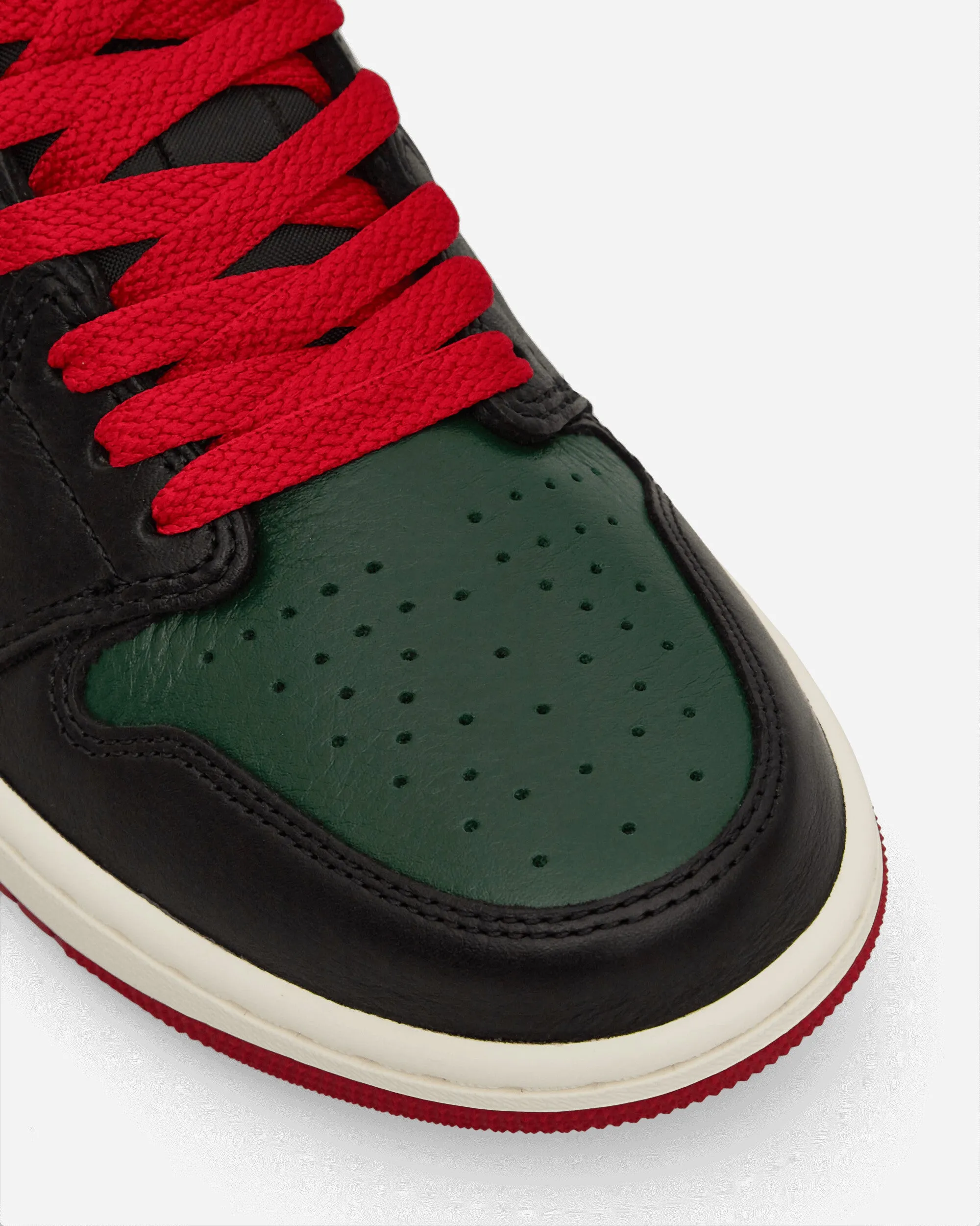Air Jordan 1 Retro Low OG Sneakers für Damen in Schwarz / Gorge Green