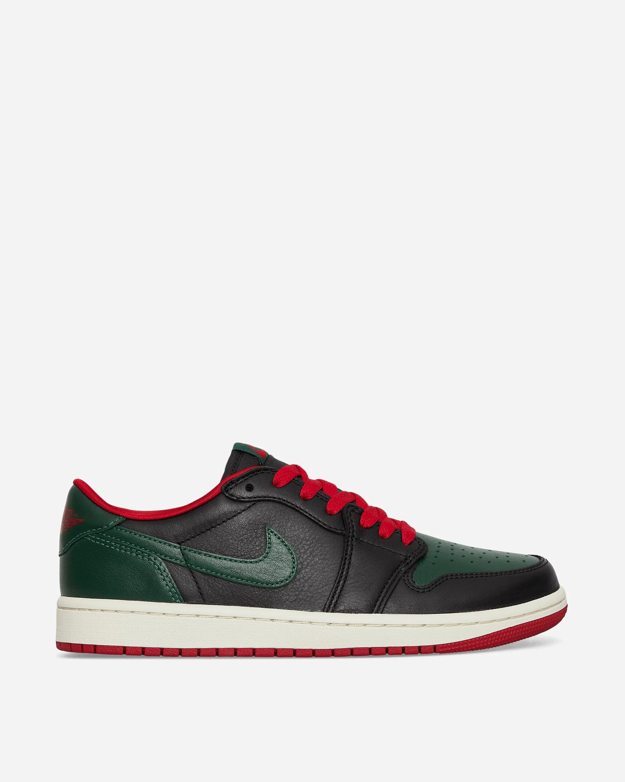 Air Jordan 1 Retro Low OG Sneakers für Damen in Schwarz / Gorge Green