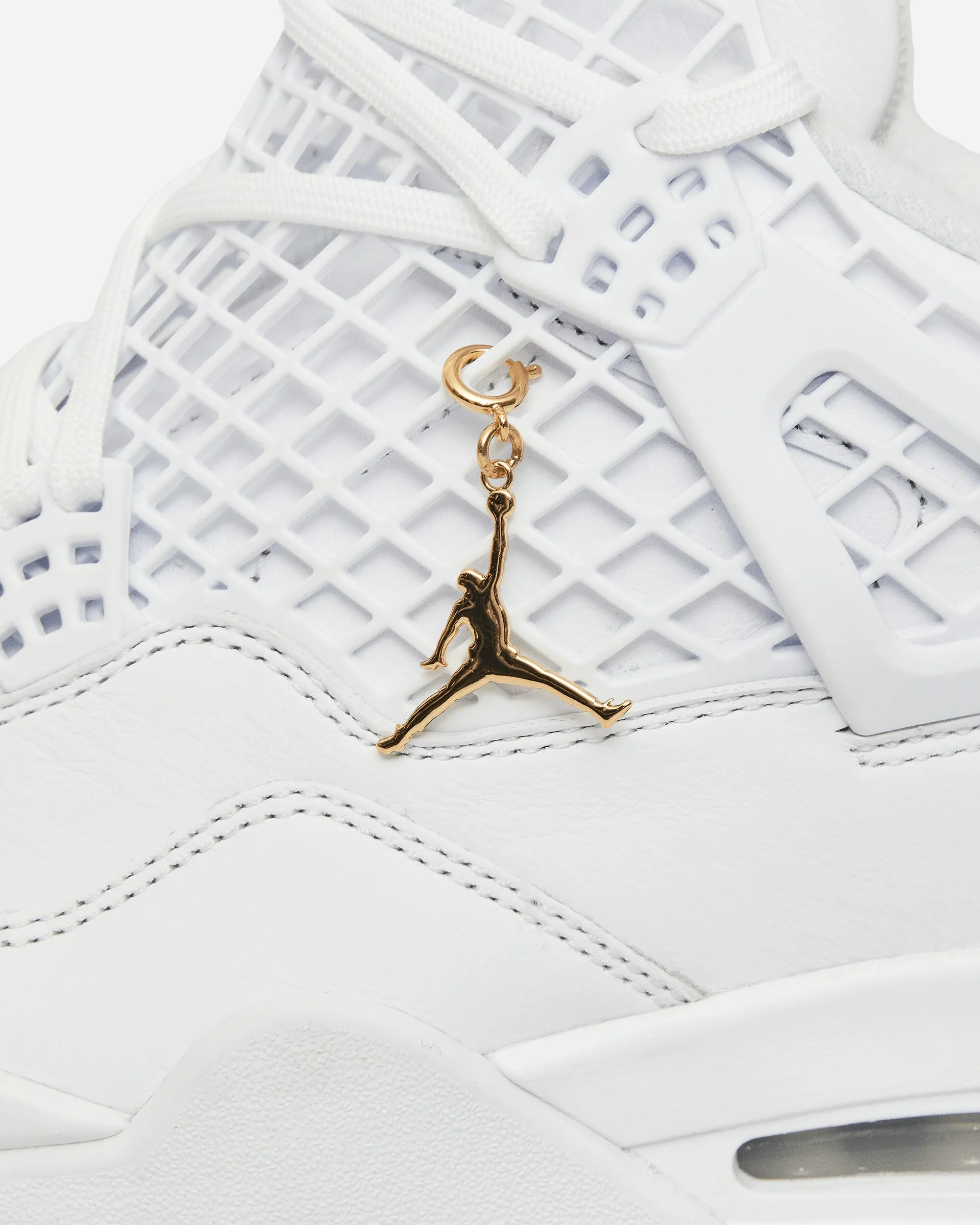 Air Jordan 4 Netz-Sneaker für Damen in Weiß