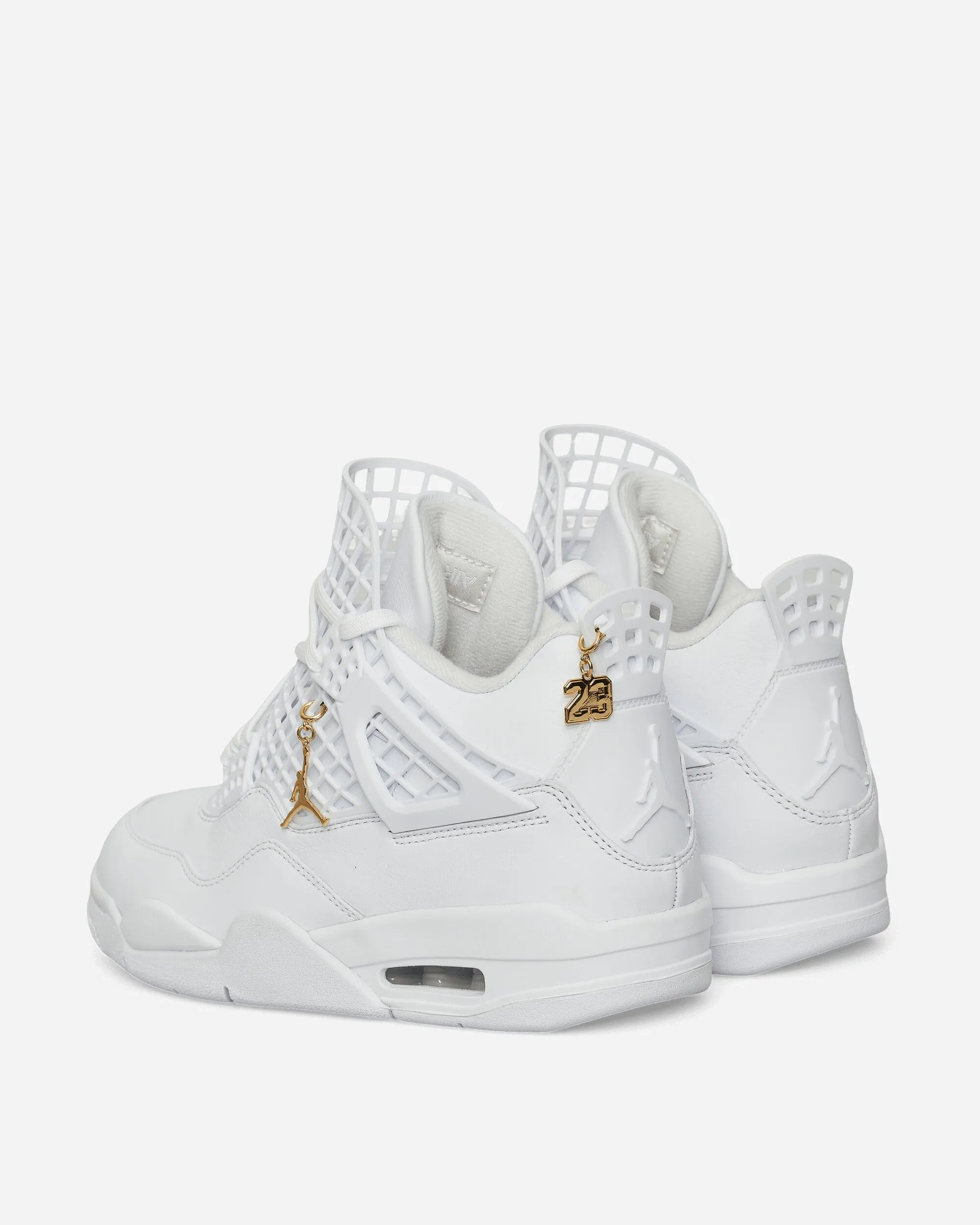 Air Jordan 4 Netz-Sneaker für Damen in Weiß