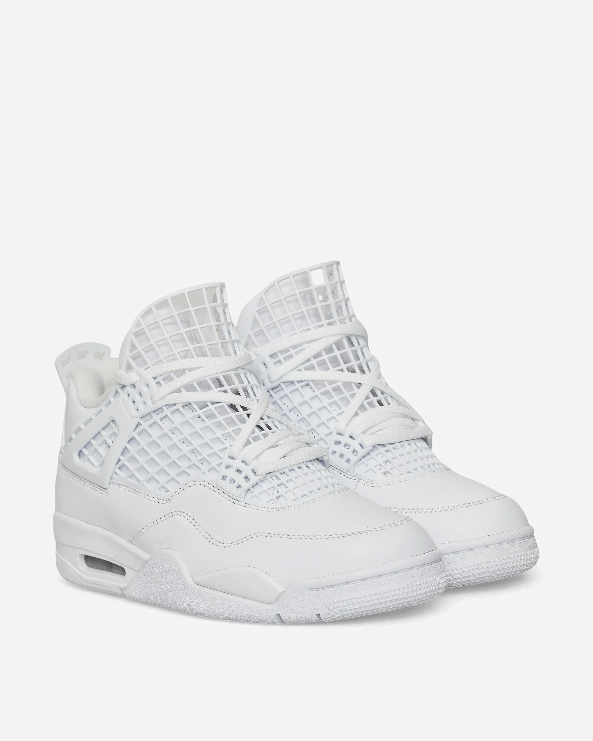 Air Jordan 4 Netz-Sneaker für Damen in Weiß