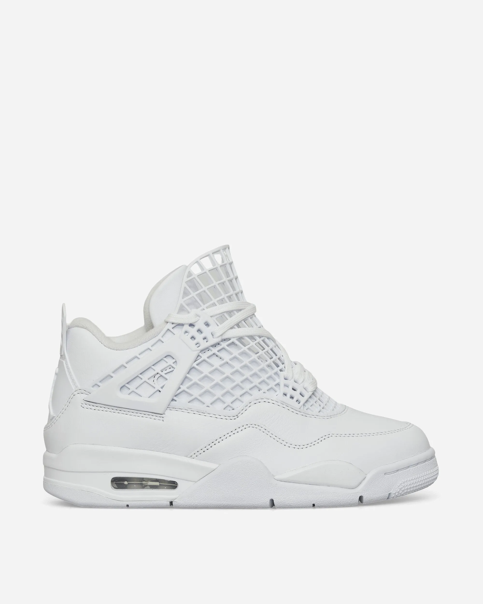 Air Jordan 4 Netz-Sneaker für Damen in Weiß