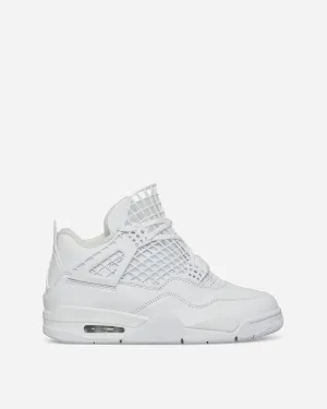 Air Jordan 4 Netz-Sneaker für Damen in Weiß