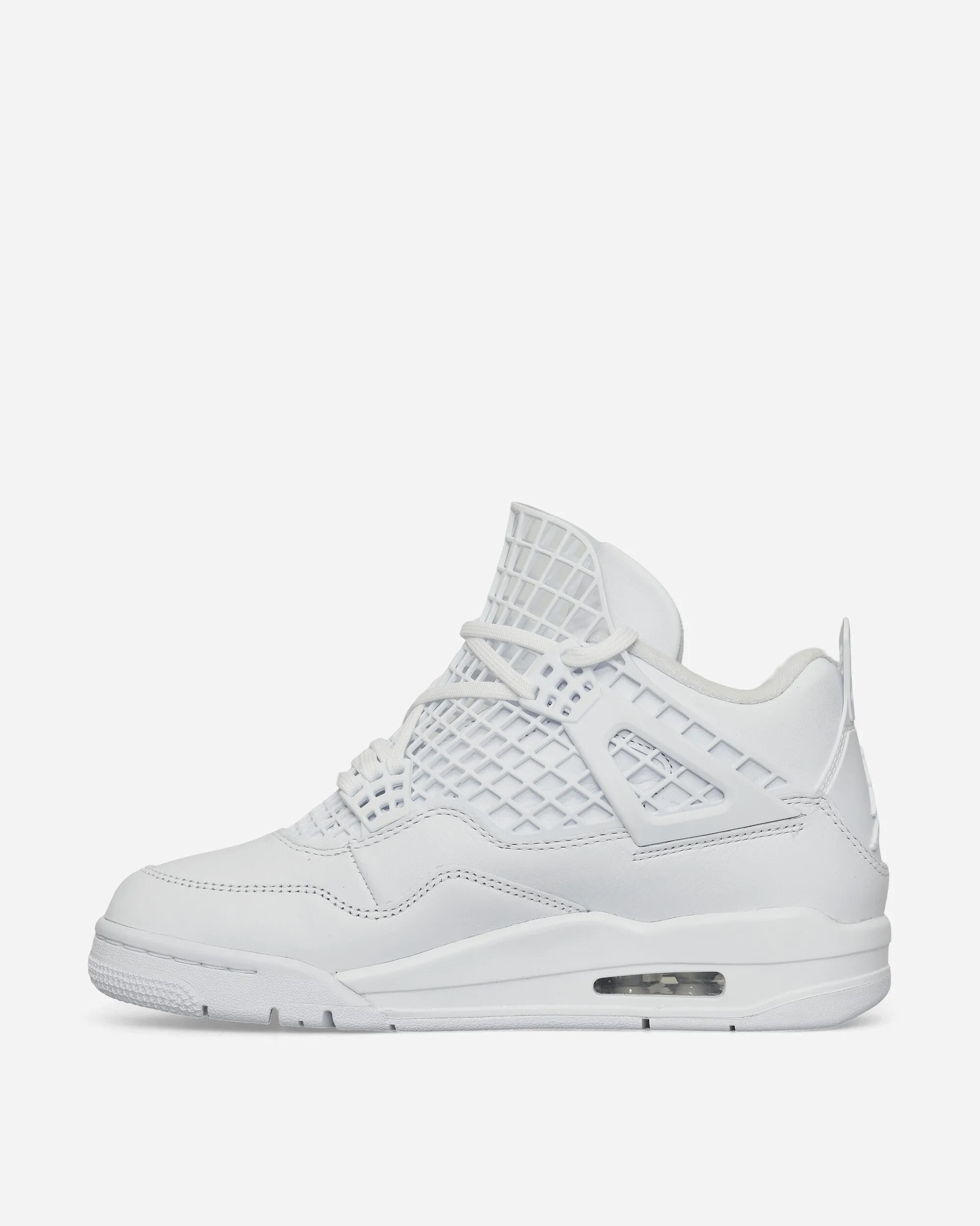 Air Jordan 4 Netz-Sneaker für Damen in Weiß