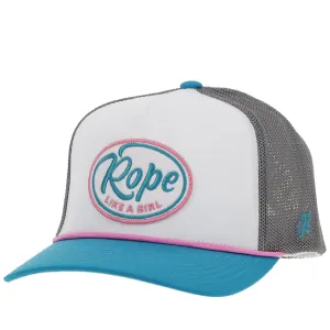 Women's Hooey Rope Like A Girl Cap #2491T-WHGY casual-baseball-cap