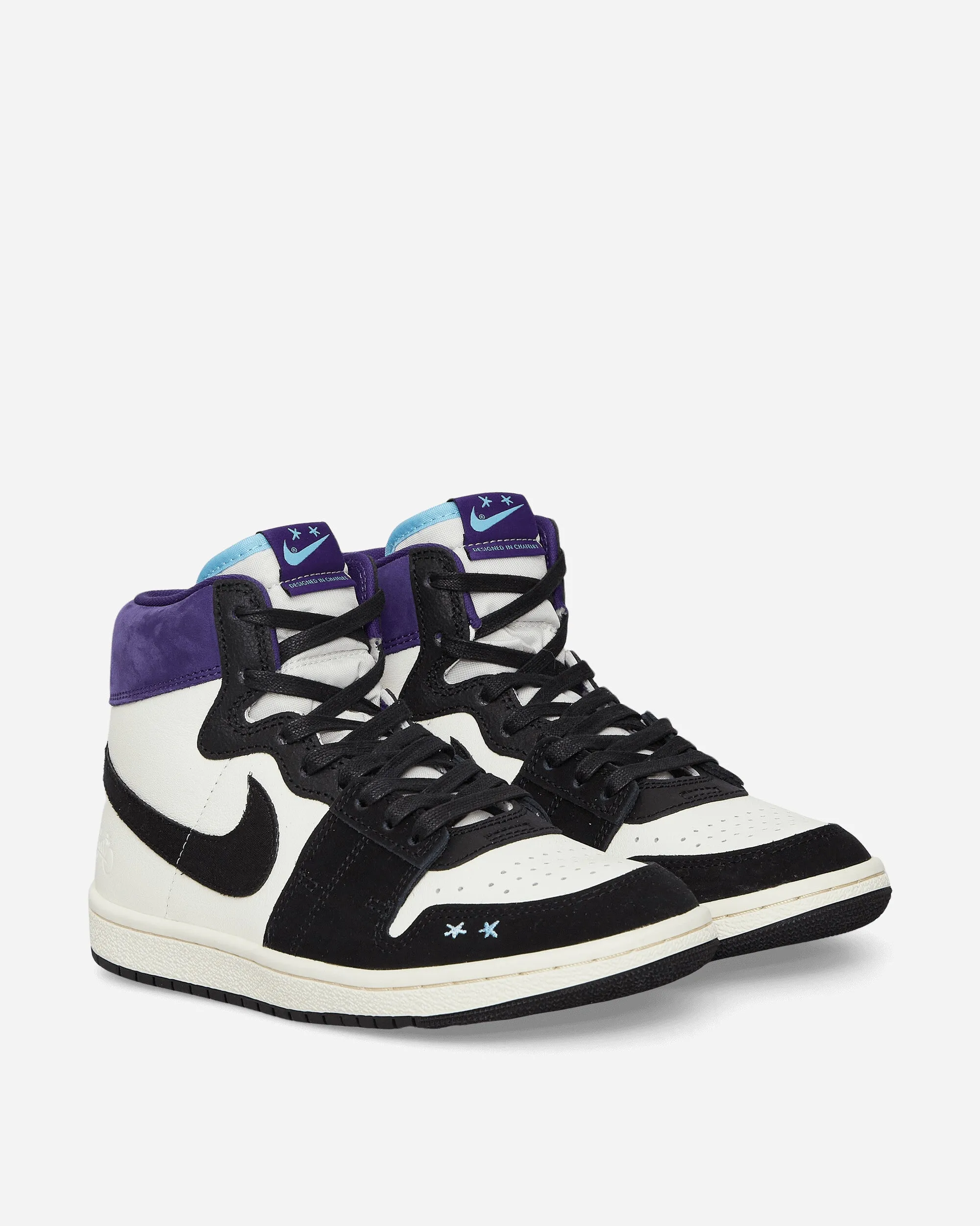 Women's Opium Air Ship SP Sneakers Schwarz / Court Lila