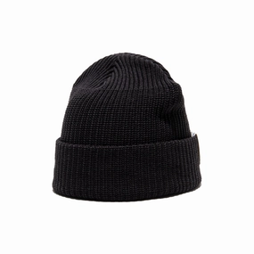 WOOL ACRYL DOG WATCH CAP - Black winter-knitted-hat