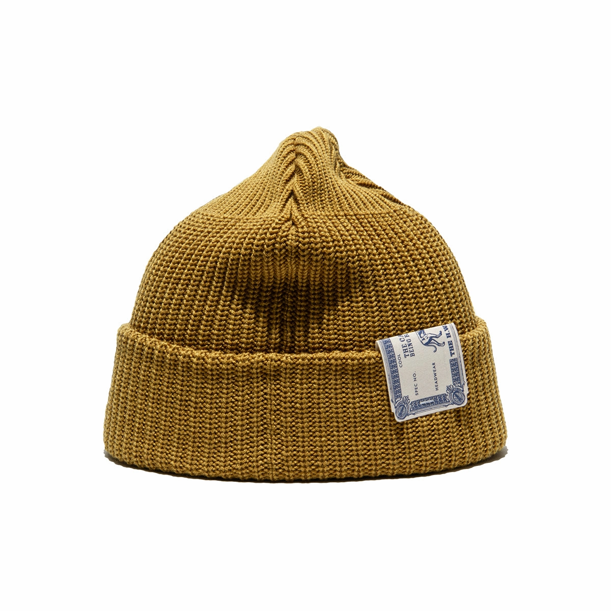 WOOL ACRYL DOG WATCH CAP - Gold