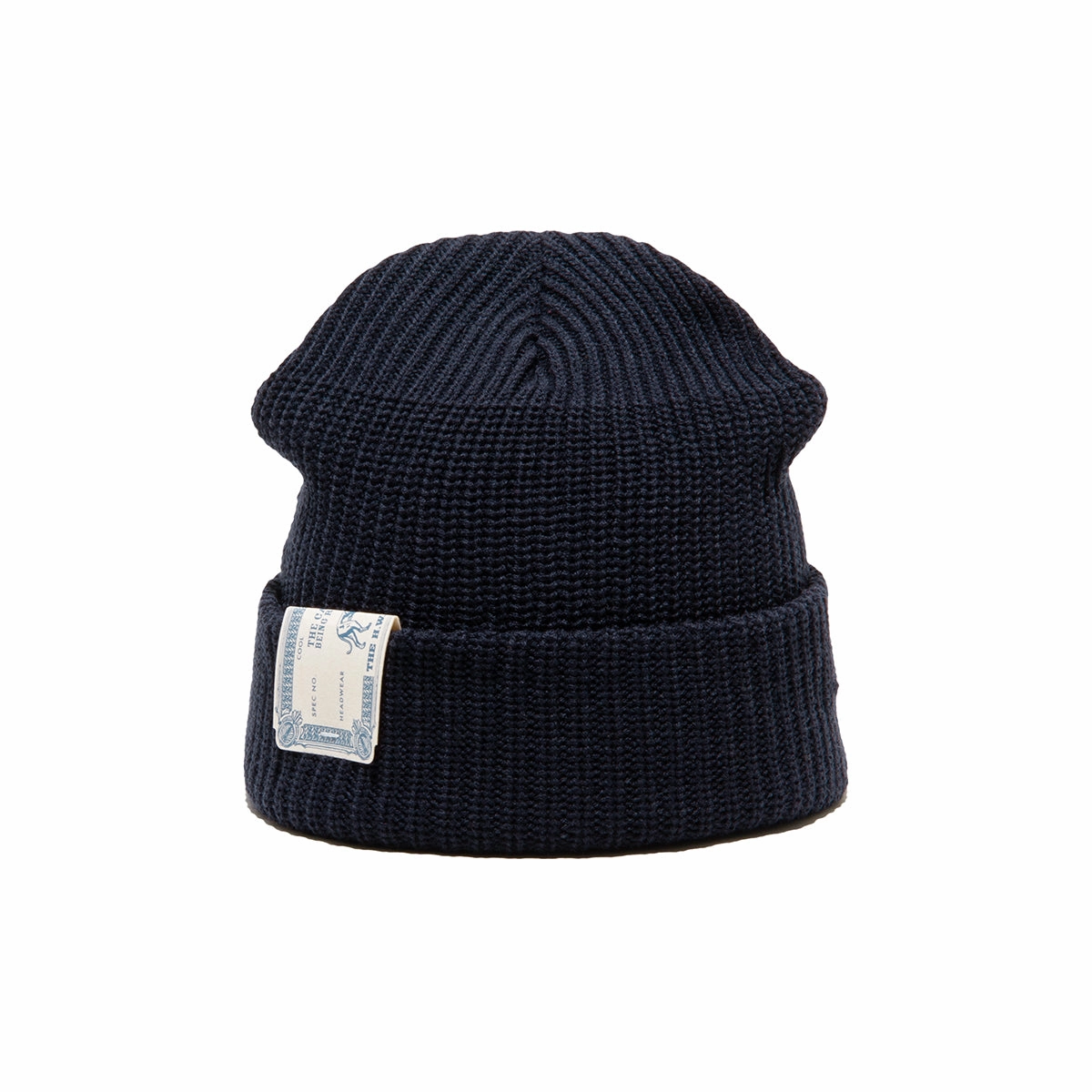 WOOL ACRYL DOG WATCH CAP - Navy