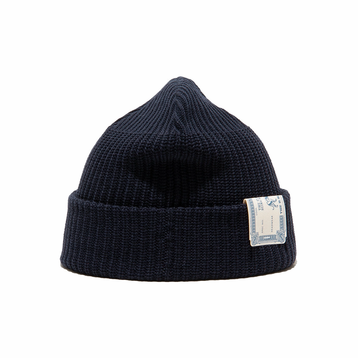 WOOL ACRYL DOG WATCH CAP - Navy