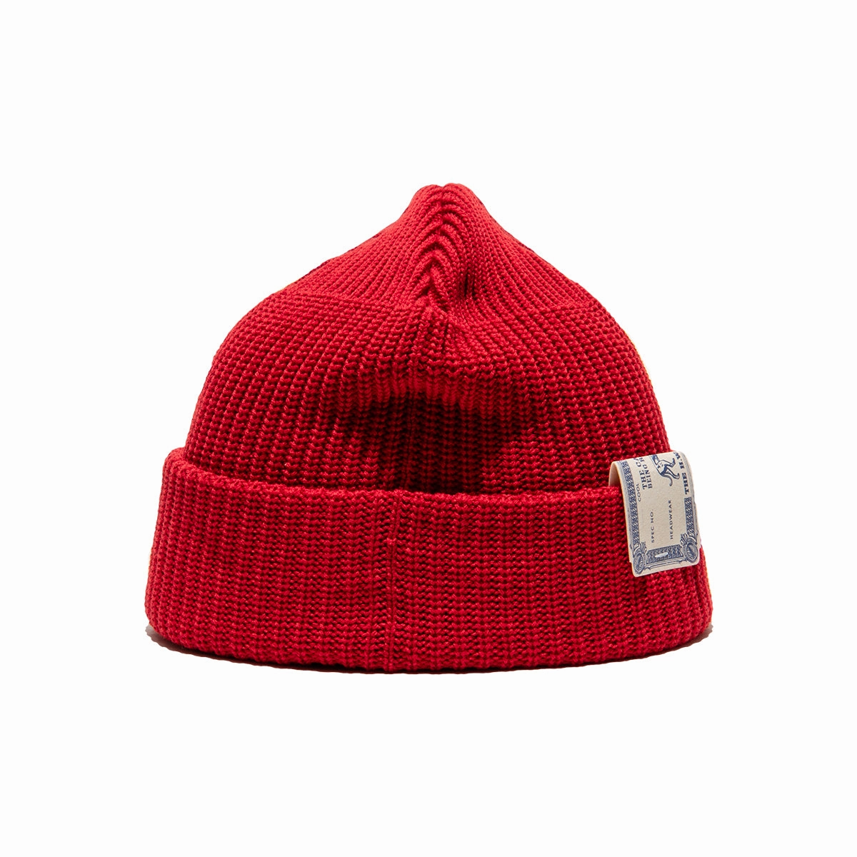 WOOL ACRYL DOG WATCH CAP - Red