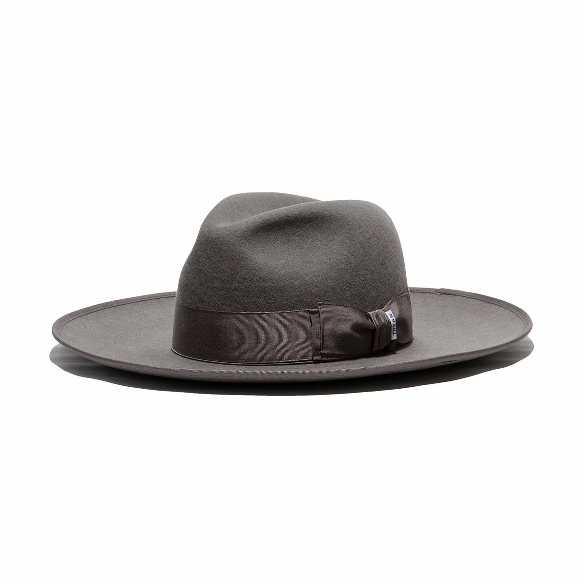 WOOL FRONT-H BRIM 9.5 - Gray spring-straw-hat