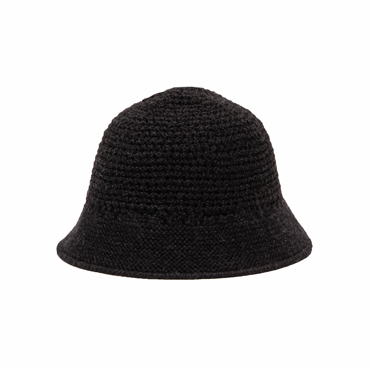 WOOL KNIT HAT 00817 - Black spring-straw-hat