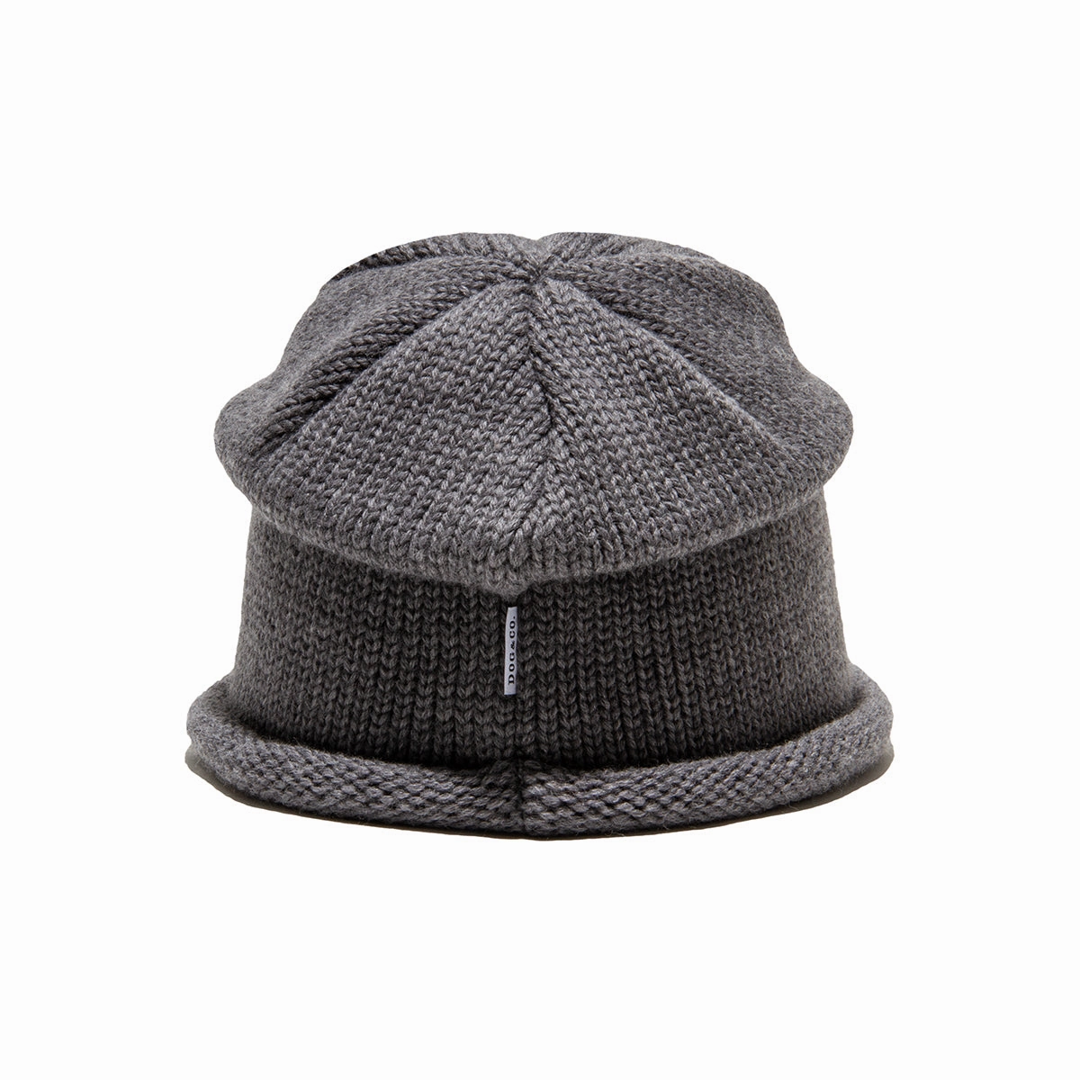 WOOL ROLL WATCH CAP - Gray
