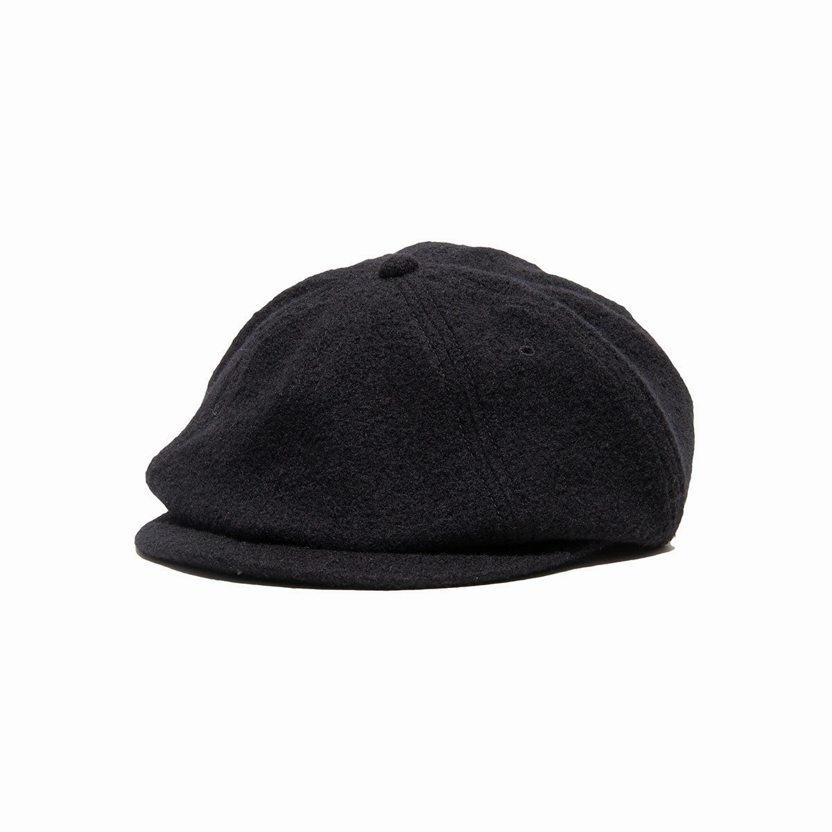 WOOL WASHED HUNTING - Black fashion-wind-cap