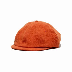 WOOL WASHED HUNTING - Orange fashion-wind-cap