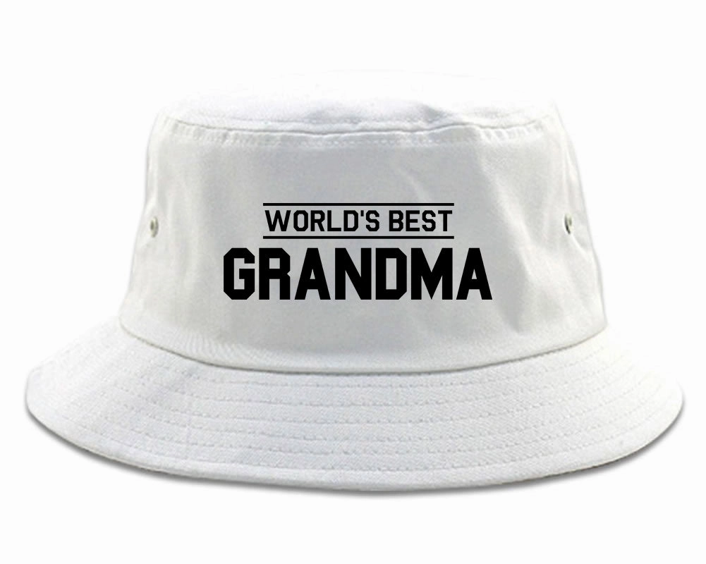 Worlds Best Grandma Gift Mens Bucket Hat