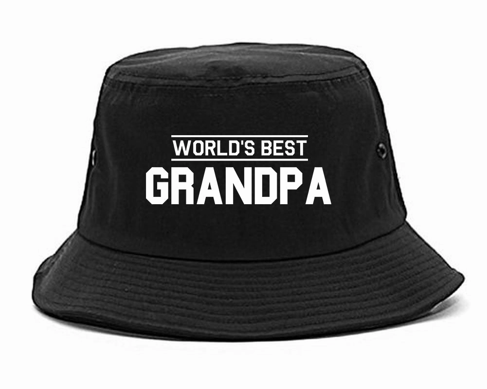 Worlds Best Grandpa Gift Mens Bucket Hat