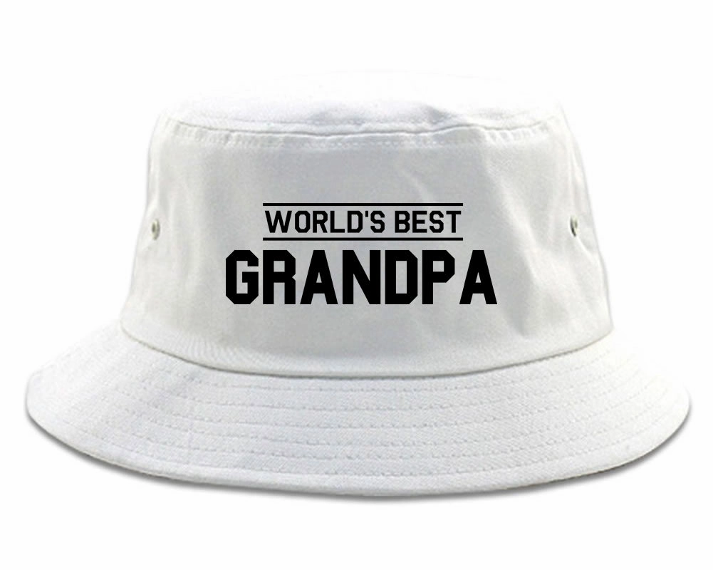 Worlds Best Grandpa Gift Mens Bucket Hat