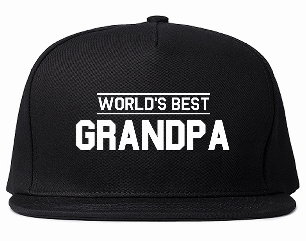 Worlds Best Grandpa Gift Mens Snapback Hat