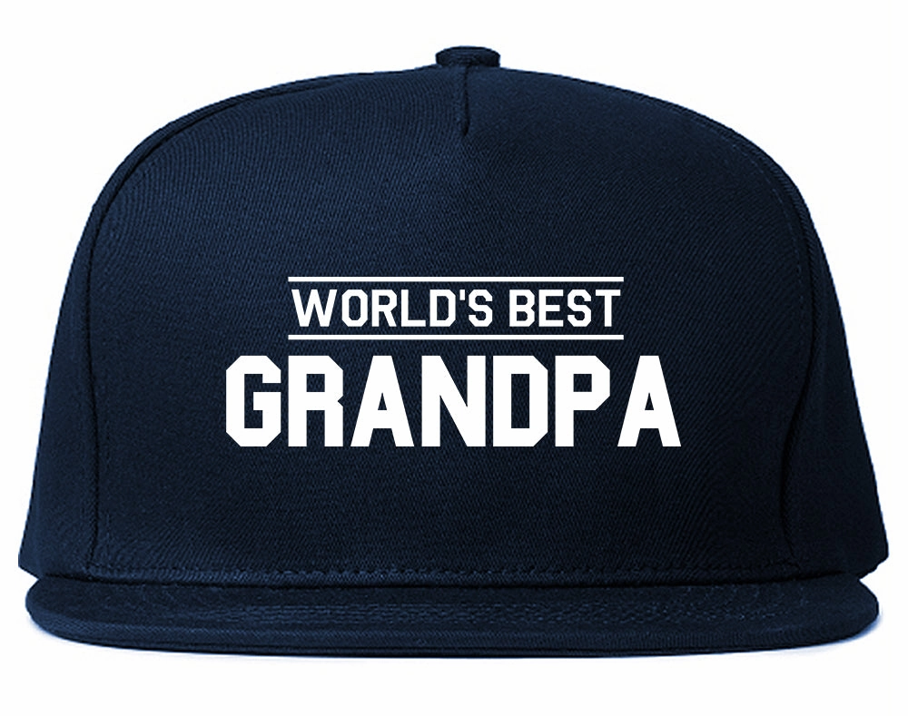 Worlds Best Grandpa Gift Mens Snapback Hat