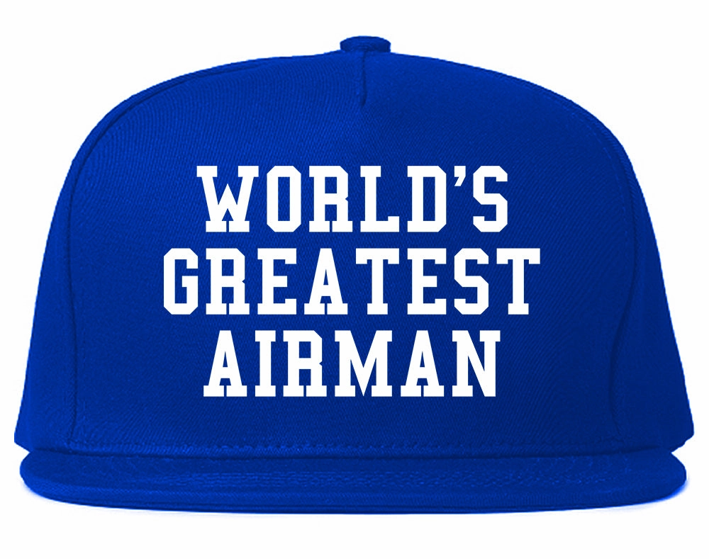 Worlds Greatest Airman Pilot Mens Snapback Hat