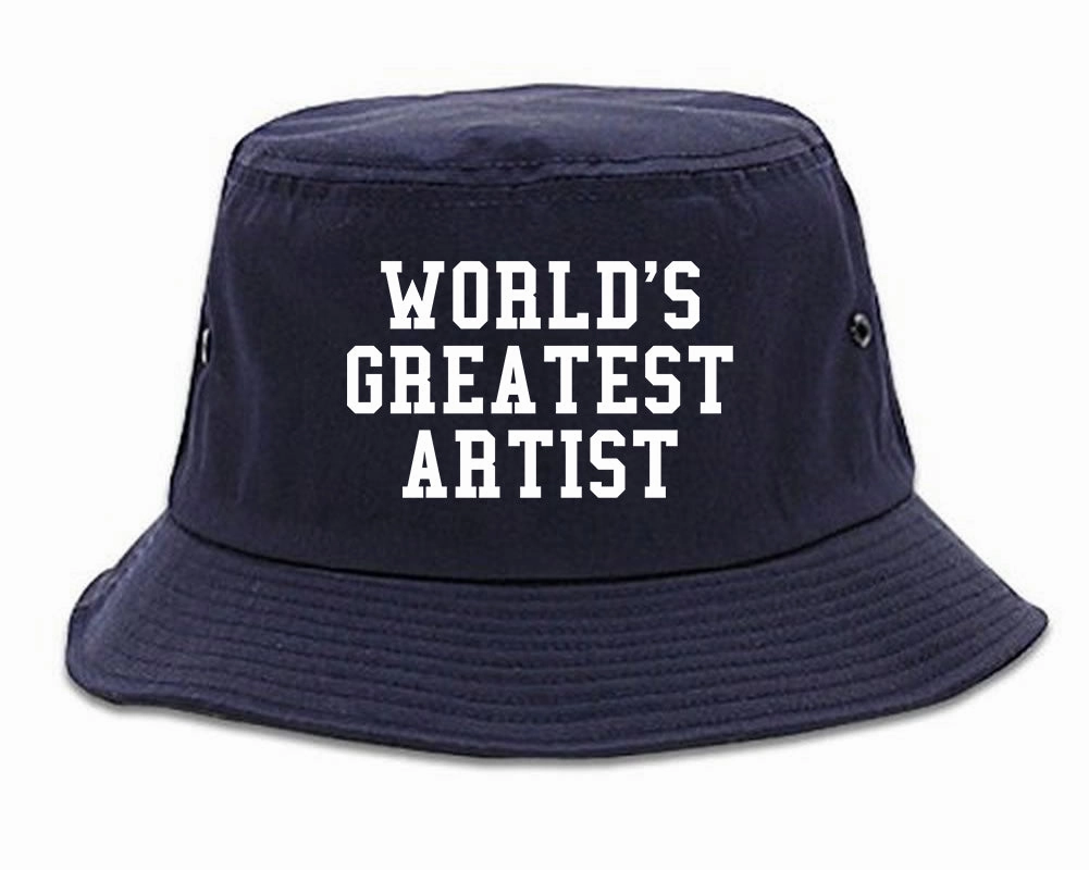 Worlds Greatest Artist Art Graphic Designer Mens Bucket Hat