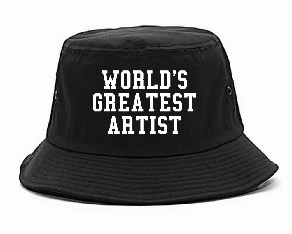 Worlds Greatest Artist Art Graphic Designer Mens Bucket Hat